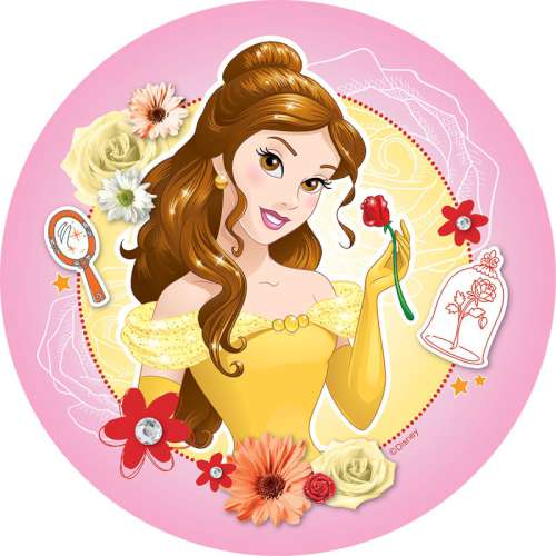 Belle Beauty and The Beast Edible Icing Image - Click Image to Close